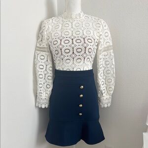 Self-Portrait Elegant Lace Dress